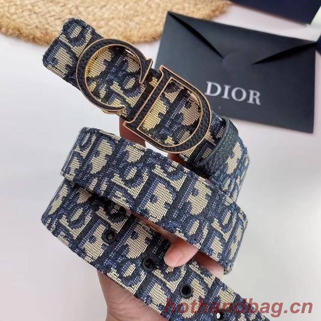 DIOR-ID BELT Canvas 35 MM B0111UM dark blue