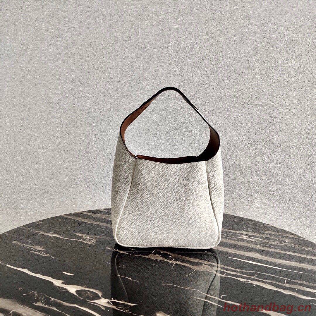 Prada Deer skin bag tote 1BC127 White