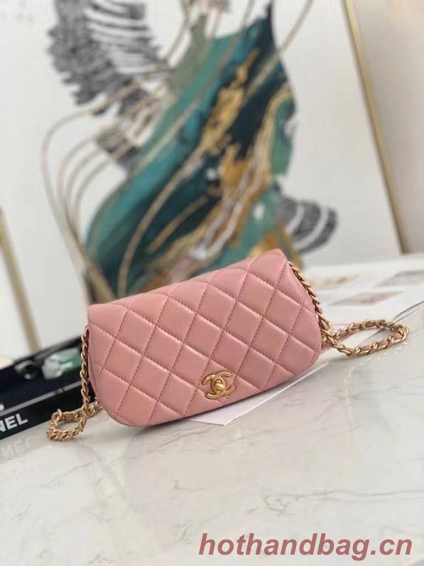 Chanel Small Flap Shoulder Bag Original leather  AP2358 pink