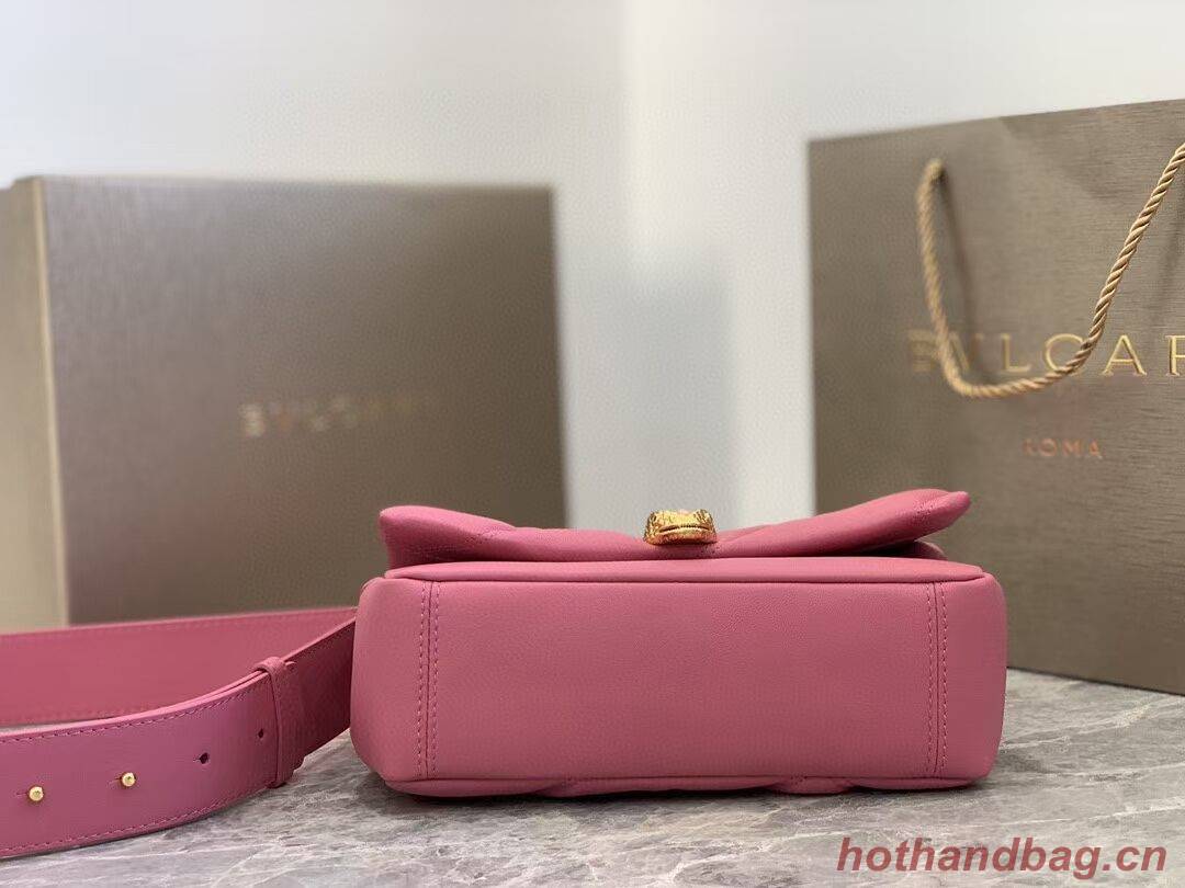 Bvlgari Serpenti Forever leather crossbody bag B219069 rose