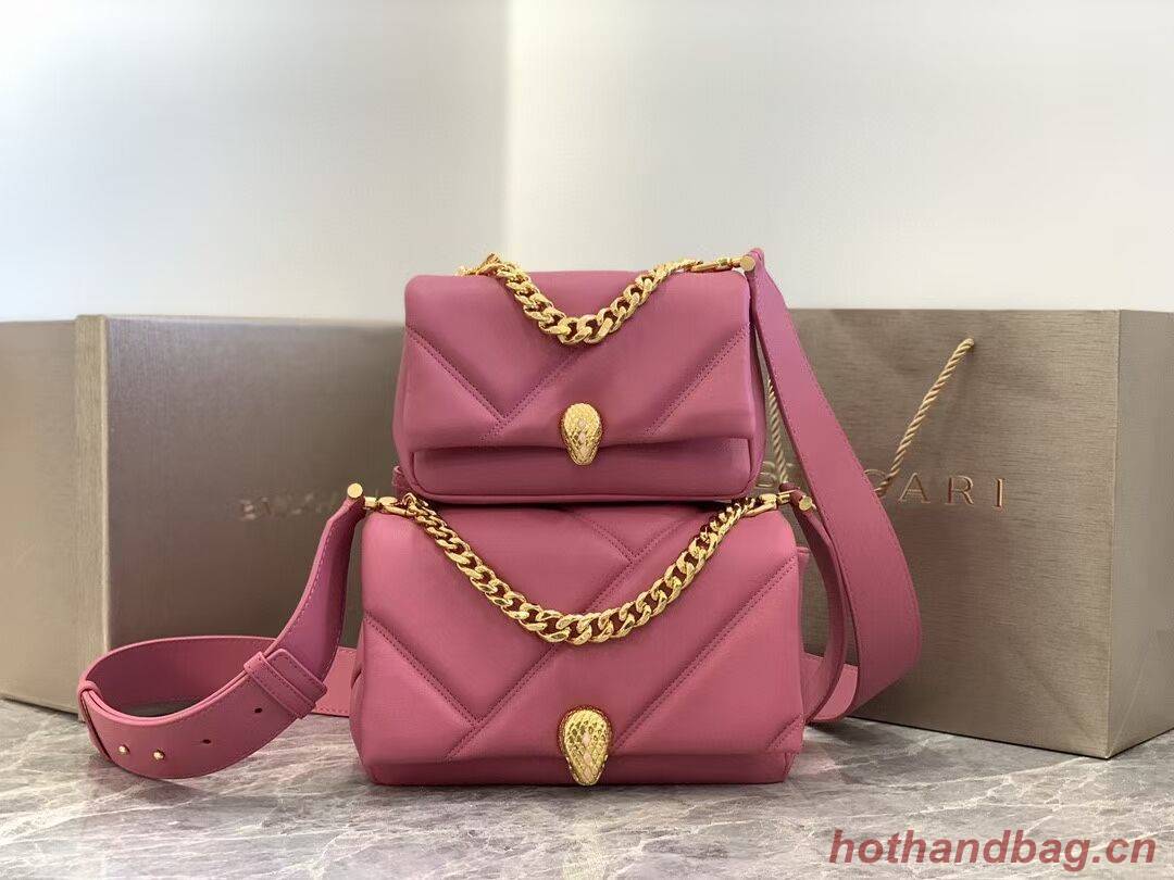 Bvlgari Serpenti Forever leather crossbody bag B219069 rose