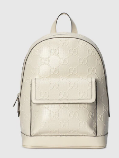 Gucci GG embossed backpack 658579 white