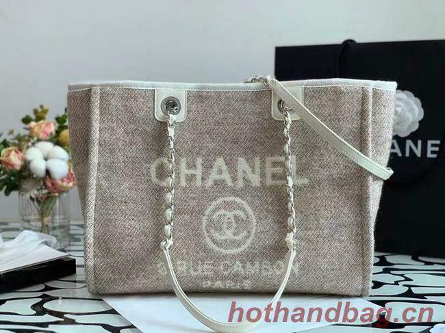 Chanel Shopping bag MM A67001 Cream