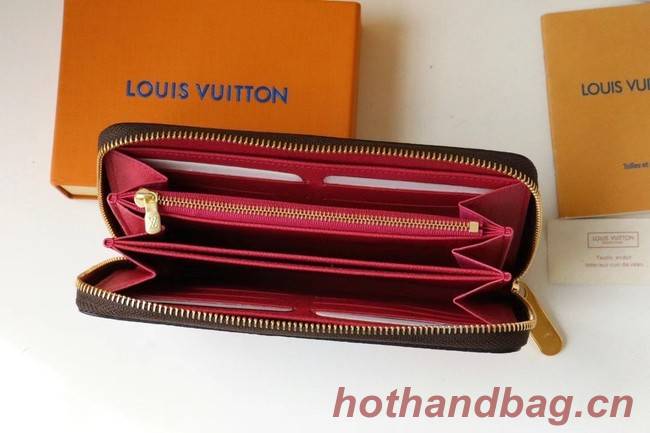 Louis Vuitton ZIPPY WALLET M80862 red