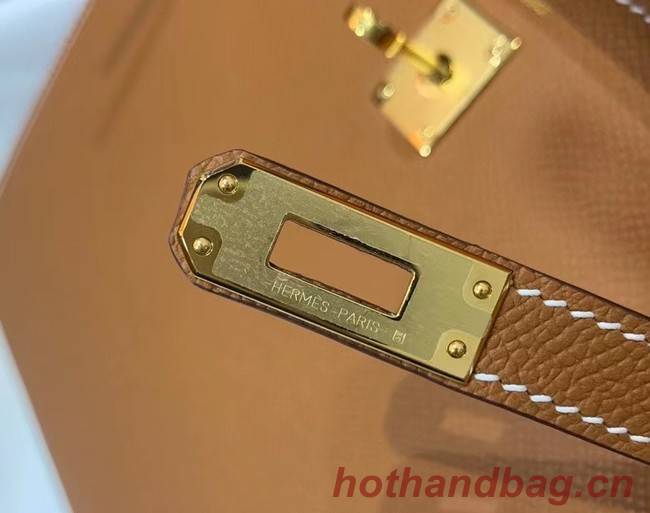 Hermes Original Epsom Leather KEL2578 brown