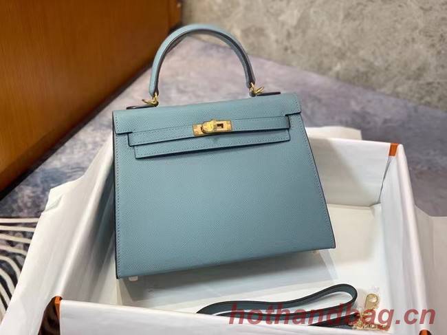 Hermes Original Epsom Leather KEL2578 skyblue