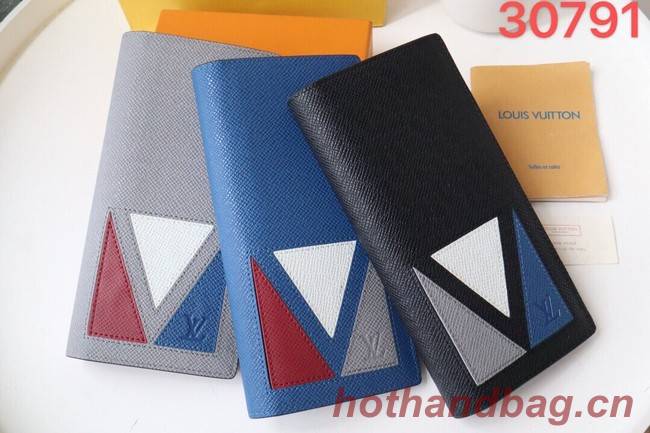  Louis Vuitton BRAZZA WALLET M30791 black