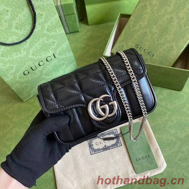 Gucci GG Marmont super mini bag 476433 black