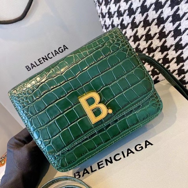 BurBerry Leather Shoulder Bag 80195 green