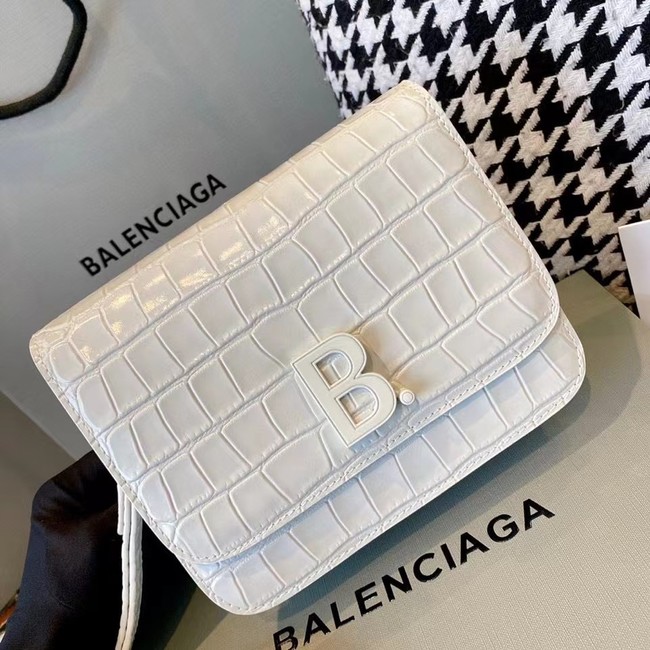 BurBerry Leather Shoulder Bag 80195 white