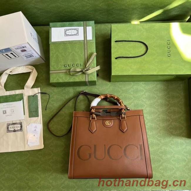 Gucci Diana medium tote bag 655658 brown