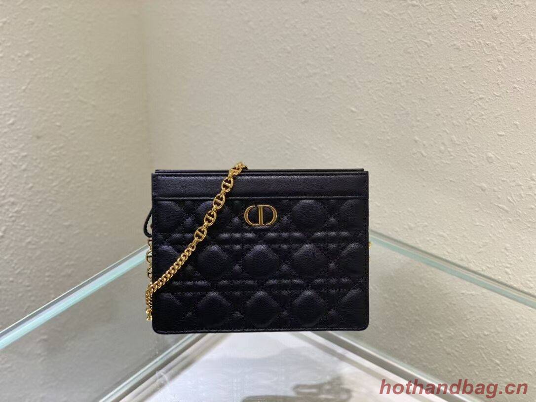 DIOR MINI BOBBY BAG Gradient Cannage Lambskin C4106 black