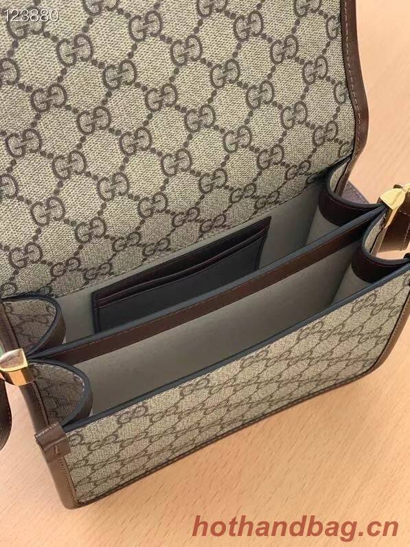 Gucci Mini shoulder bag with Interlocking G 671620 Brown 