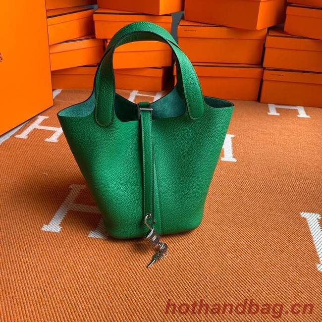 Hermes Picotin Lock Bags Original togo Leather PL3388 green