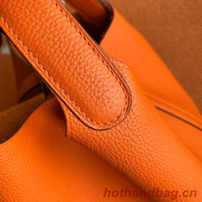 Hermes Picotin Lock Bags Original togo Leather PL3388 orange