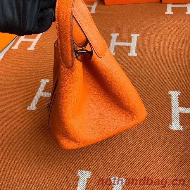 Hermes Picotin Lock Bags Original togo Leather PL3388 orange