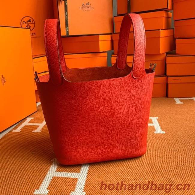 Hermes Picotin Lock Bags Original togo Leather PL3388 red