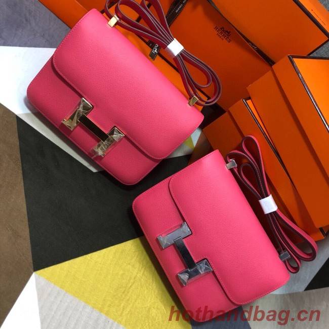 Hermes Original Espom Leather Constance Bag 5333 Lipstick Pink