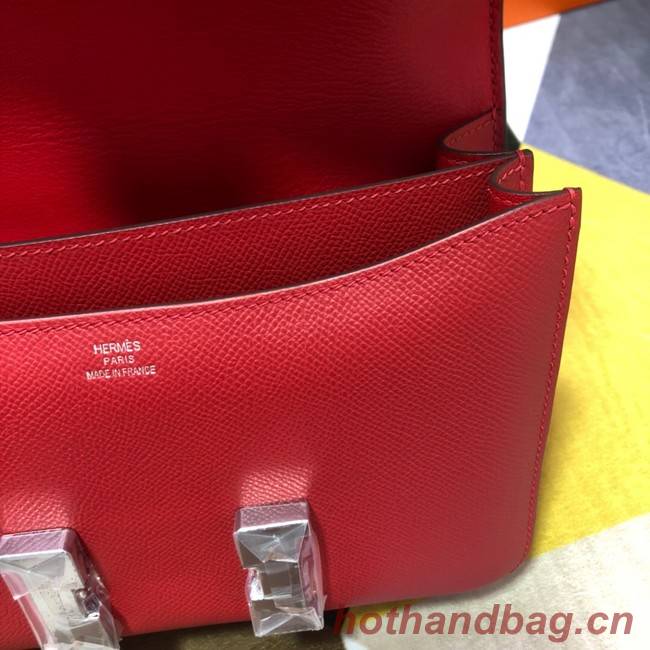 Hermes Original Espom Leather Constance Bag 5333 red