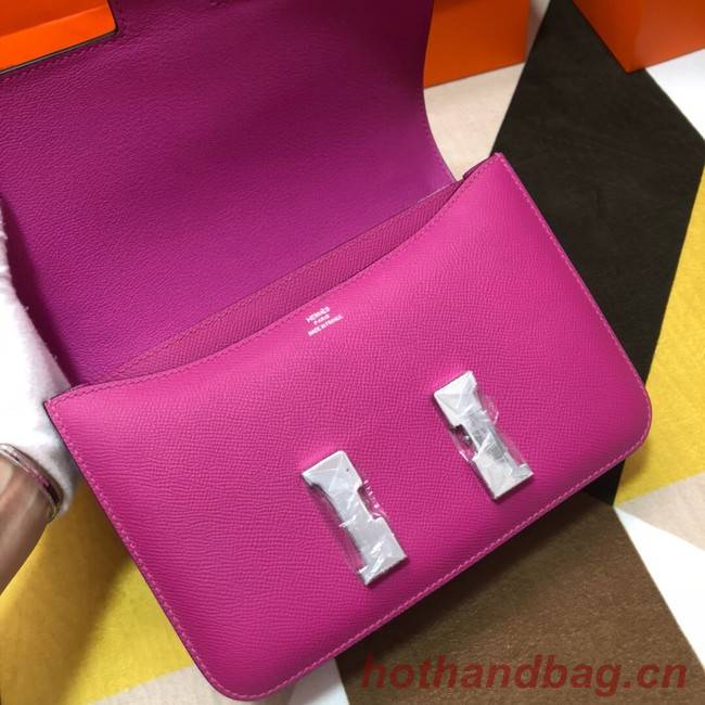 Hermes Original Espom Leather Constance Bag 5333 rose