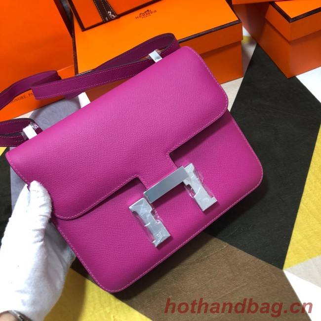 Hermes Original Espom Leather Constance Bag 5333 rose