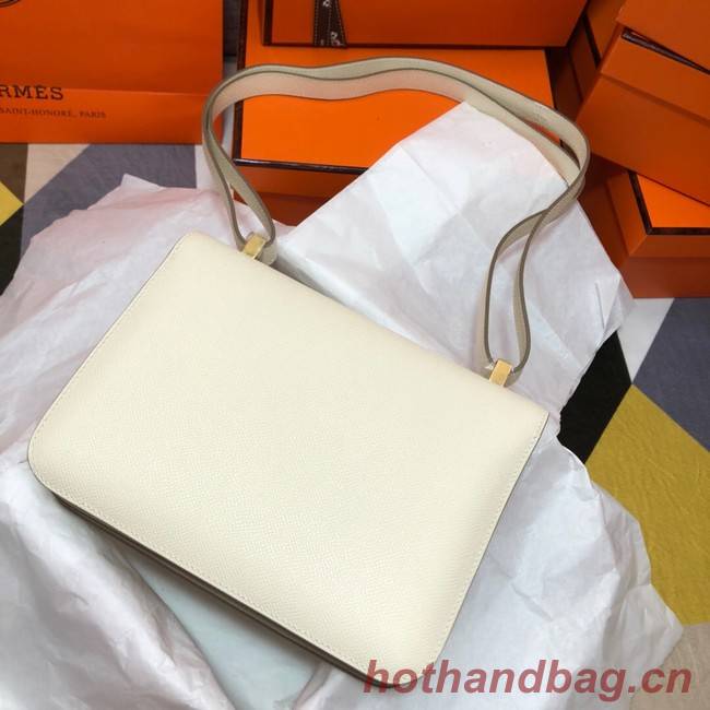 Hermes Original Espom Leather Constance Bag 5333 white