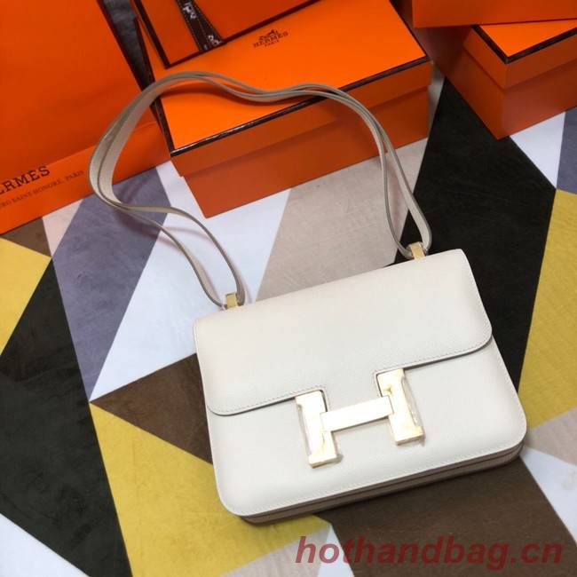 Hermes Original Espom Leather Constance Bag 5333 white