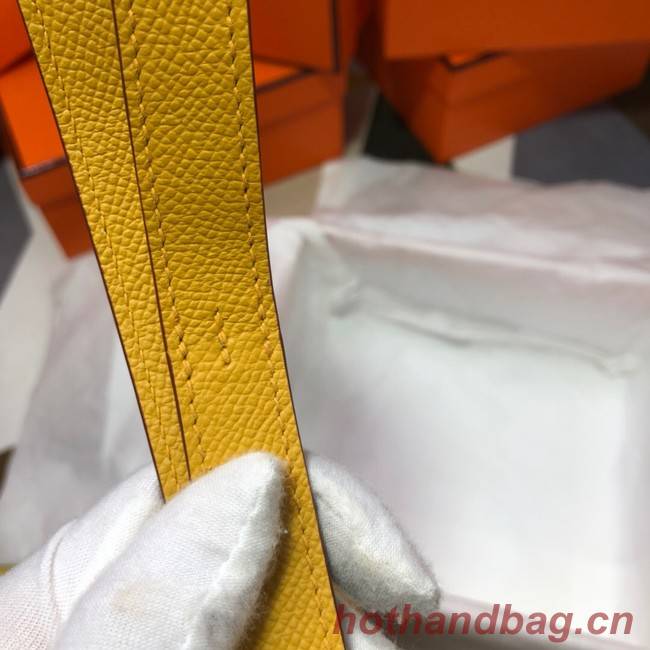 Hermes Original Espom Leather Constance Bag 5333 yellow