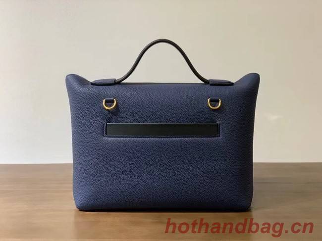 Hermes Kelly Original togo Leather Tote Bag H2424 royal blue