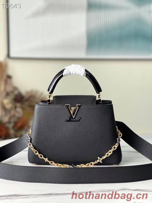 Louis Vuitton CAPUCINES BB M48865 black