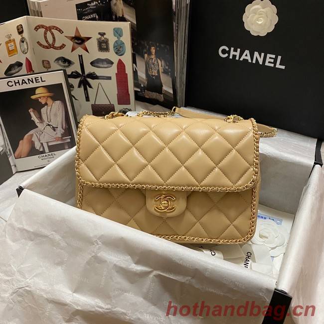 Chanel SMALL FLAP BAG AS1672 apricot