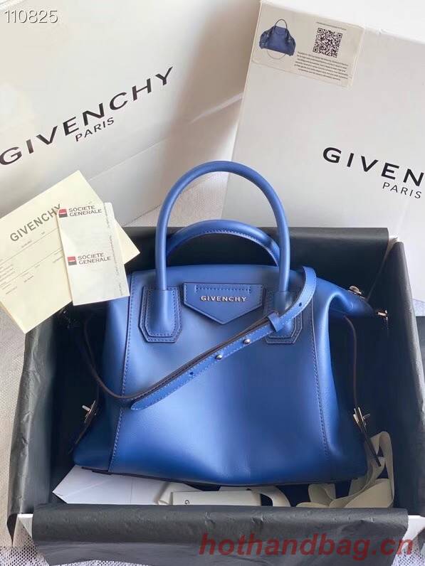 GIVENCHY Original Leather Shoulder Bag 63188 blue