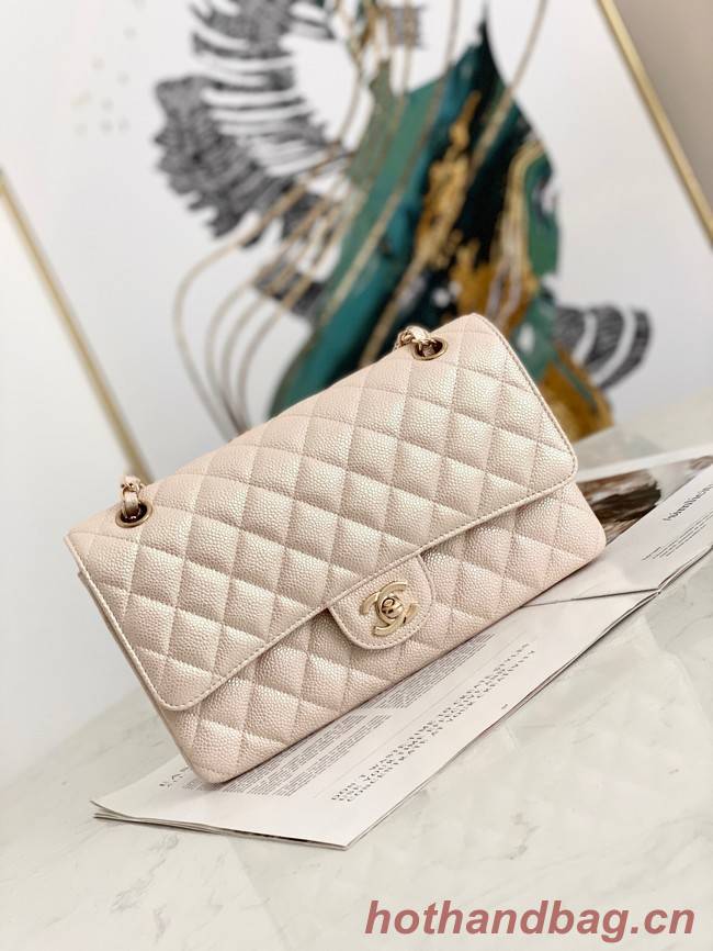 Chanel Flap Grained Calfskin Shoulder Bag AS1112 cream