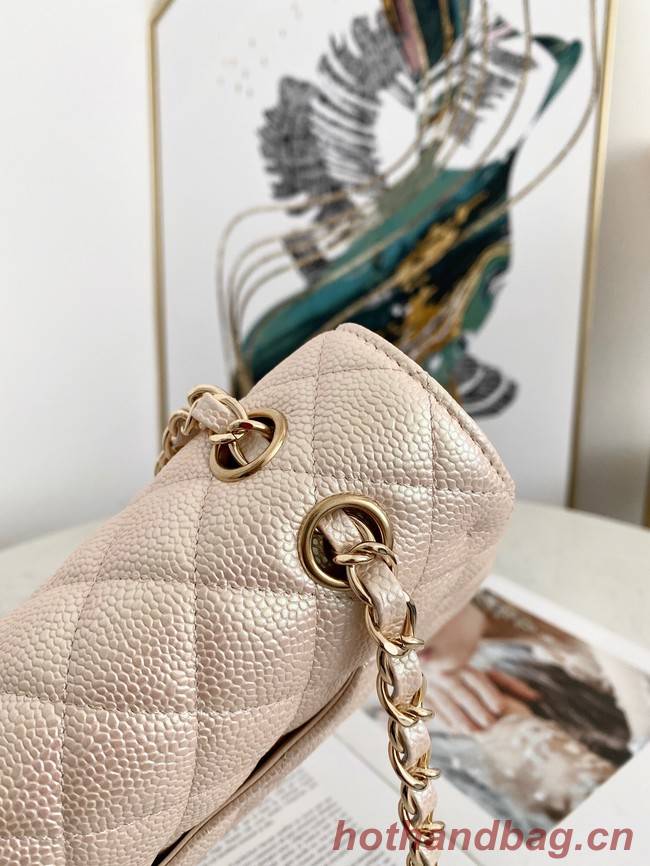 Chanel Flap Grained Calfskin Shoulder Bag AS1112 cream