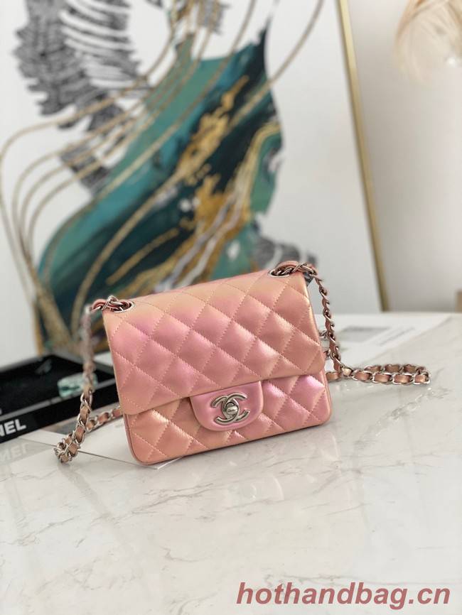 Chanel Flap Mirage Lambskin Shoulder Bag AS1115 pink