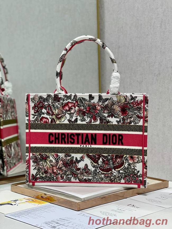 SMALL DIOR BOOK TOTE Embroidery C1212S-2