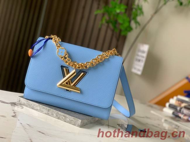 Louis Vuitton TWIST MM M59627 light blue