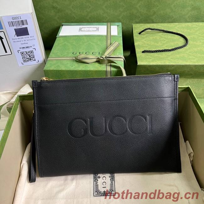 Gucci Ophidia pouch leather 681200 black