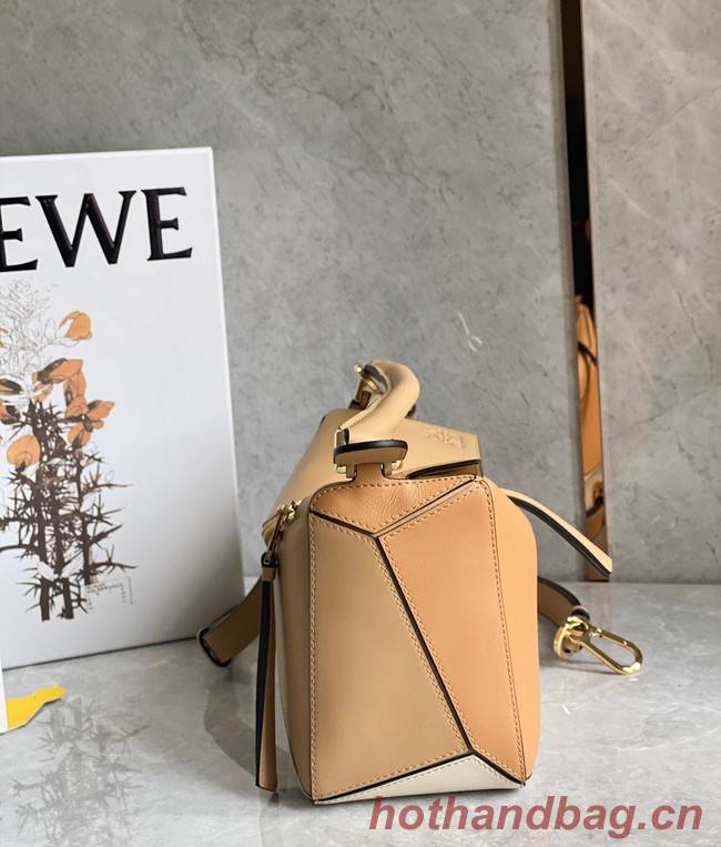 Loewe Puzzle Bag Original Leather 61843 brown&Apricot