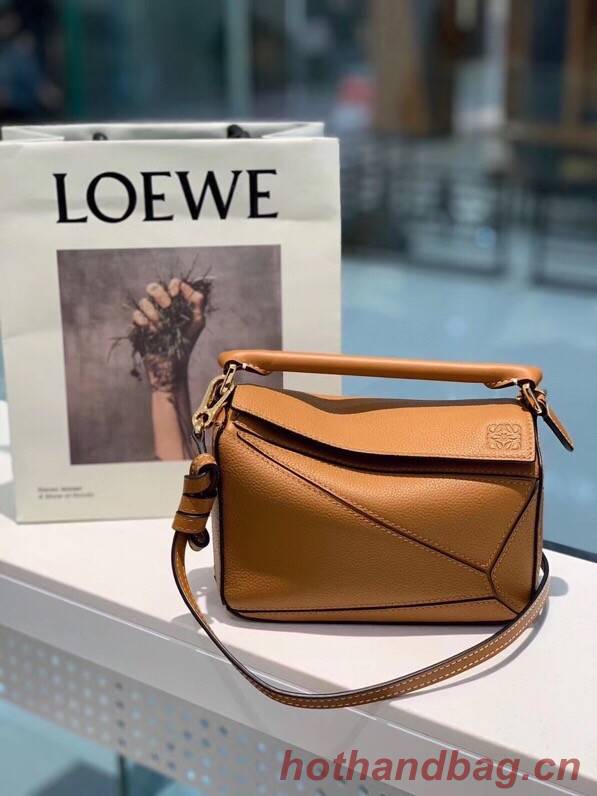 Loewe mini Puzzle Bag Original Leather 61841 brown