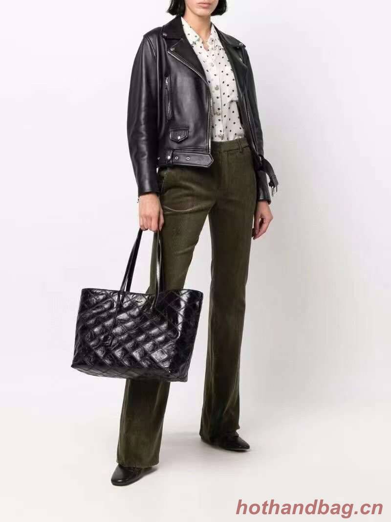 Yves Saint Laurent GABY SATCHEL IN QUILTED LAMBSKIN Y494195 black