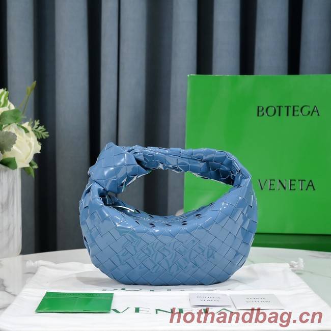 Bottega Veneta Mini intrecciato patent leather top handle bag JODIE 651876V BLASTER