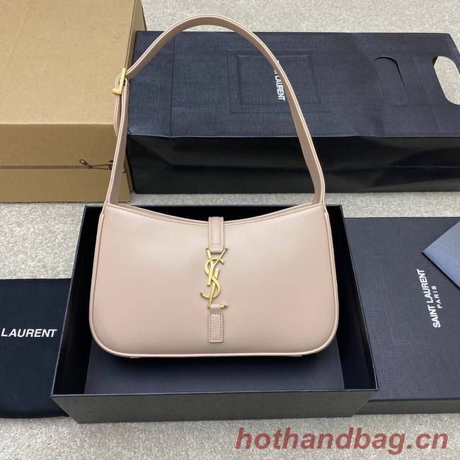 YSL LE 5 A 7 HOBO BAG IN SMOOTH LEATHER Y687228 light PINK