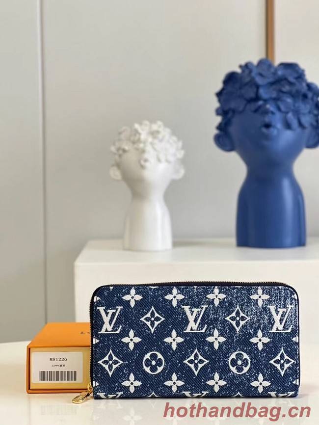 Louis Vuitton ZIPPY wallet M81226 Navy Blue