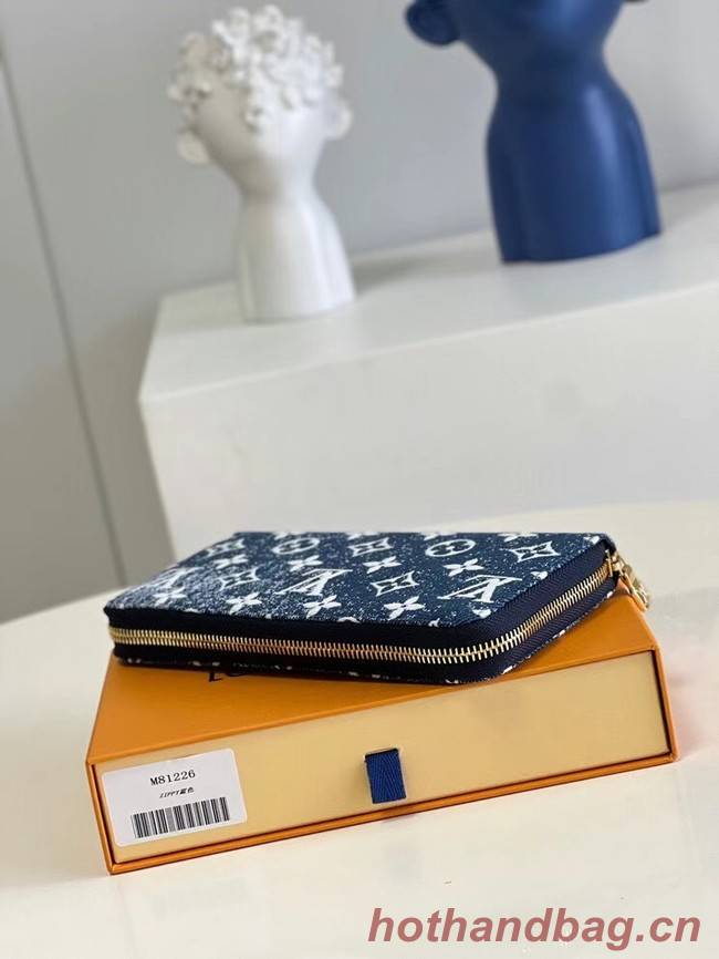 Louis Vuitton ZIPPY wallet M81226 Navy Blue