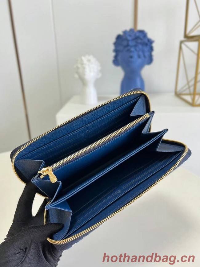 Louis Vuitton ZIPPY wallet M81226 Navy Blue