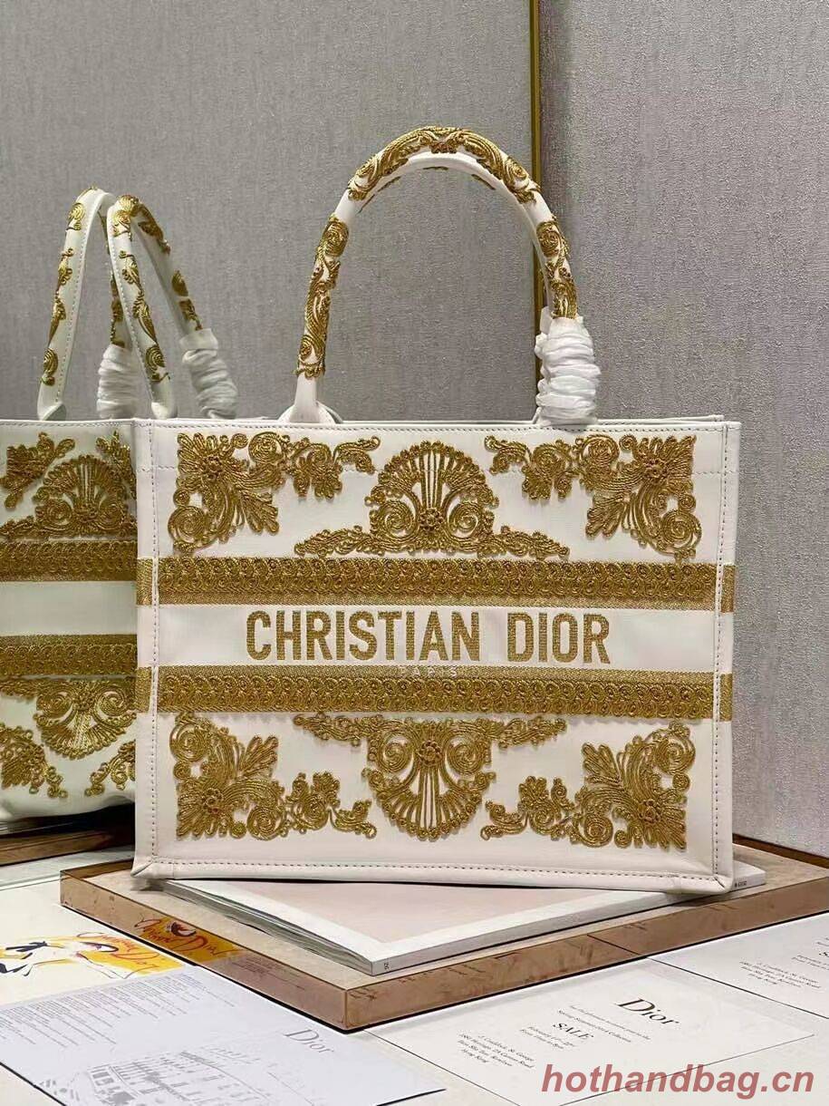 DIOR BOOK TOTE leather C1287-24 white