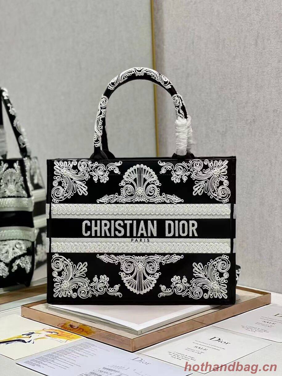 DIOR BOOK TOTE leather C1287-25 black