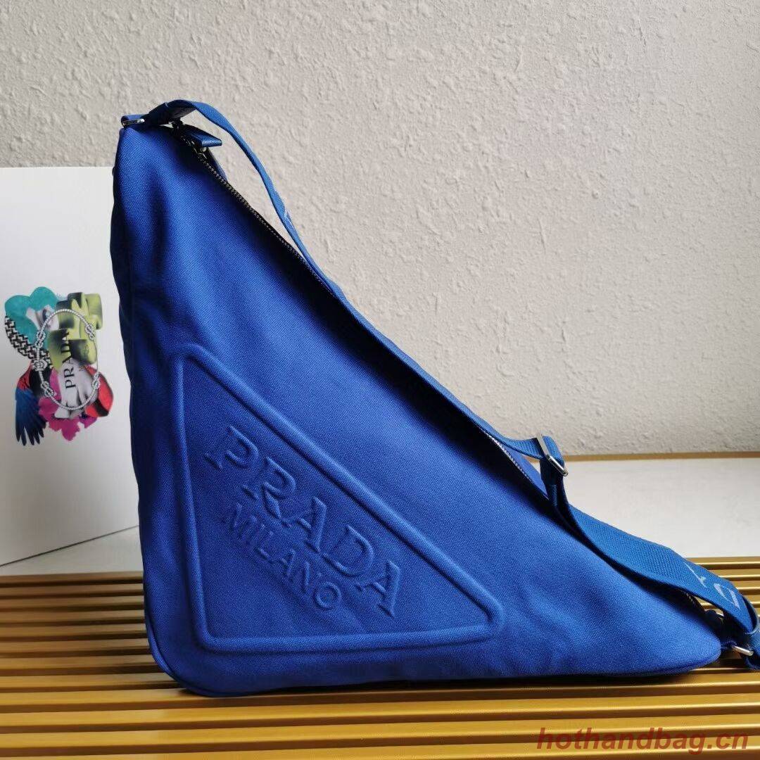 Prada Re-Nylon large shoulder bag 2EV077 blue