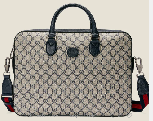 Gucci Business case with Interlocking G 674140 Blue